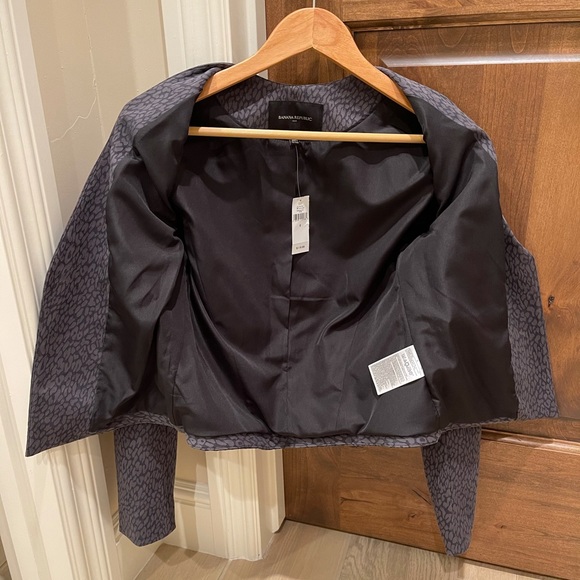 Banana Republic Grey size 6 blazer NWT - Picture 4 of 8